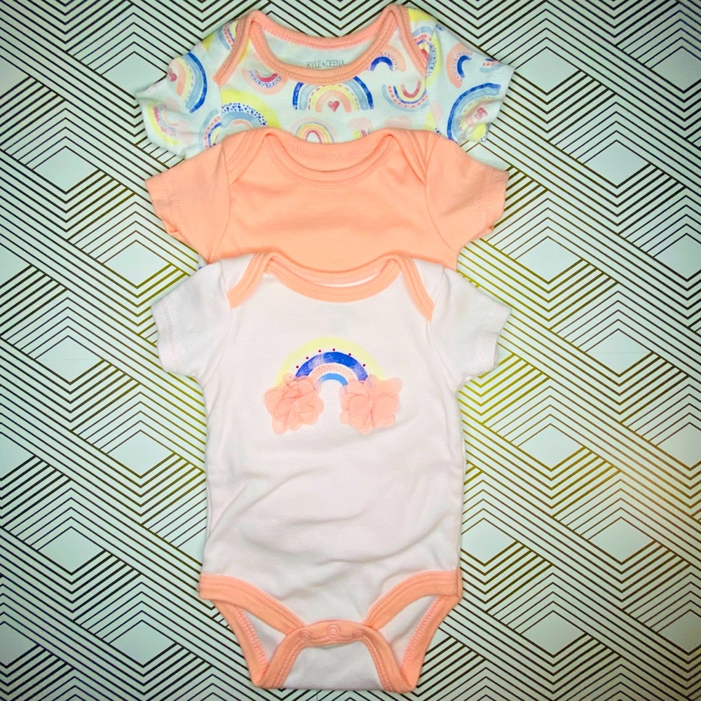 3- Kyle & Deena Baby Girl Bodysuits